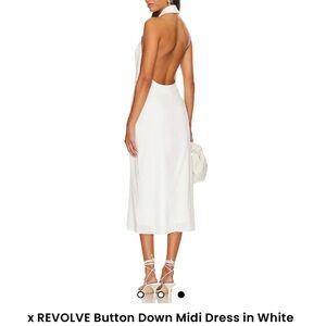 White halter dress | Revolve x SNDYS *worn 1x